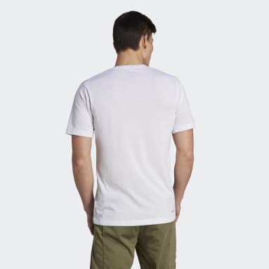 T-shirt Train Essentials Branco Homem Ginásio E Treino