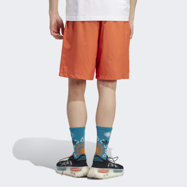 ผู้ชาย Originals สีส้ม กางเกงขาสั้นผ้าทอ adidas Adventure