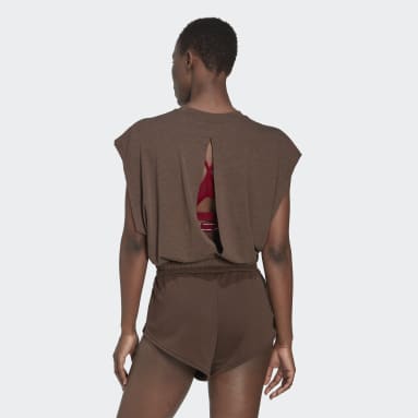 Hyperglam Sleeveless T-skjorte Brun