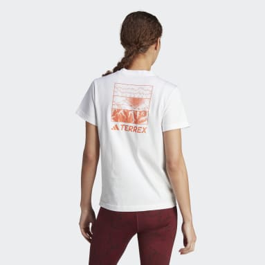 Women TERREX White Terrex Graphic Altitude Tee
