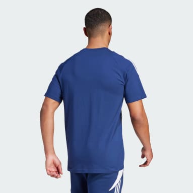 Muži Futbal modrá Tričko Tiro 24 Sweat