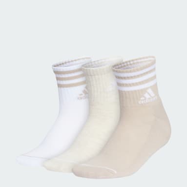 Cushioned 3-Stripes High Quarter Socks 3 Pairs