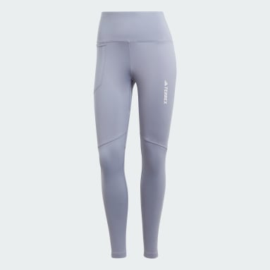 Women TERREX Purple Terrex Multi Brushed Leggings