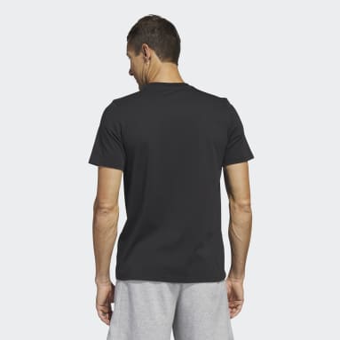 Men Sportswear Black Sport Optimist Sun Logo Sportswear Graphic Tee (Short Sleeve)