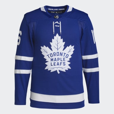 Maillot Domicile Maple Leafs Marner Authentique Bleu Hommes Hockey