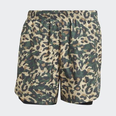 Men Running Black Fast Two-in-One Primeblue Graphic Shorts