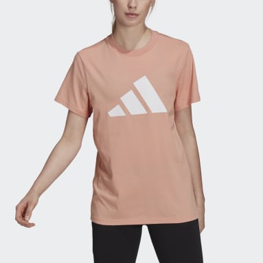 adidas 3-Stripes Long Sleeve Swim Top - Pink