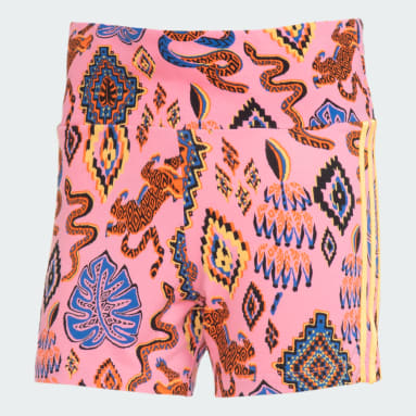Shorts Booty adidas x FARM Rio 3 Franjas