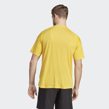 Men Gym & Training Gold Train Icons 3-Stripes Training Tee