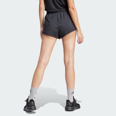 Women Sportswear Black Tiro Cut 3-Stripes Summer Shorts