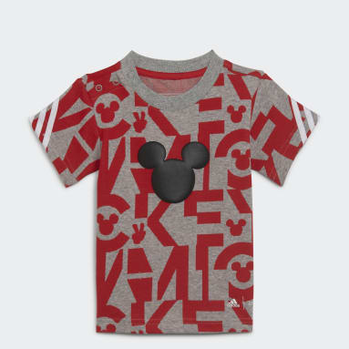 Camiseta adidas x Disney Mickey Mouse Gris Niño Sportswear