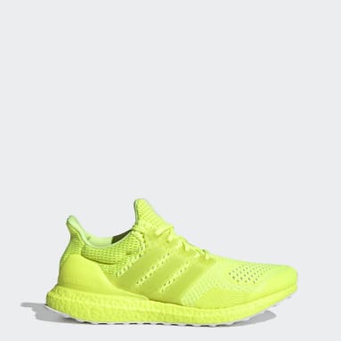 adidas light yellow shoes