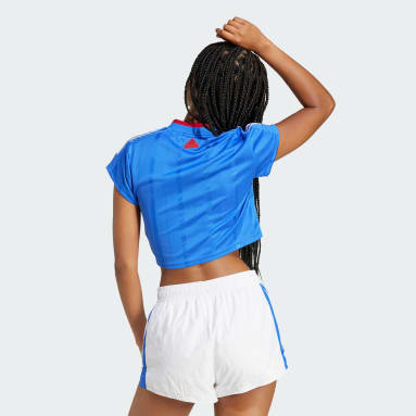 Tiro Cut 3-Stripes Crop Jersey