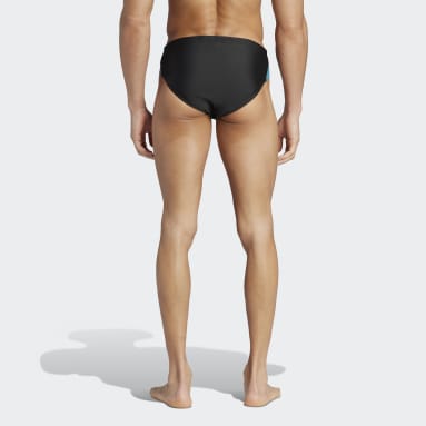 Männer Schwimmen Colorblock Badehose Schwarz