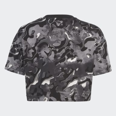 Koszulka Future Icons Allover Print Cotton Kids Szary