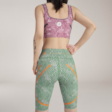Top adidas by Stella McCartney TruePurpose Printed Blanco Mujer adidas by Stella McCartney