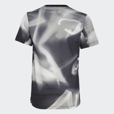 T-shirt HEAT.RDY Gris Garçons Fitness Et Training