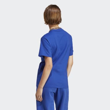 Camiseta Adicolor Essentials Regular Azul Mujer Originals