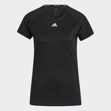 Women Training Black Performance Tee