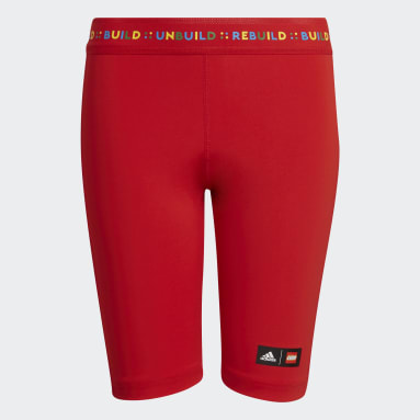 Tight corti adidas x LEGO® Play Rosso Bambini Sportswear