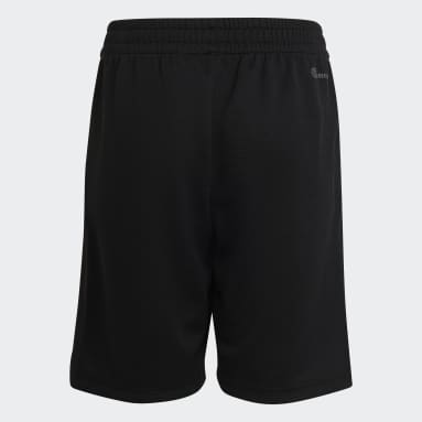 Kids Sportswear Black Football-Inspired X Shorts