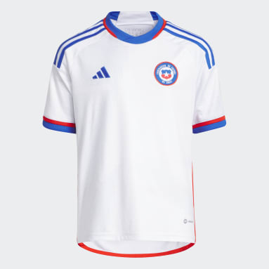 Camiseta segunda equipación Chile 22 Blanco Niño Fútbol