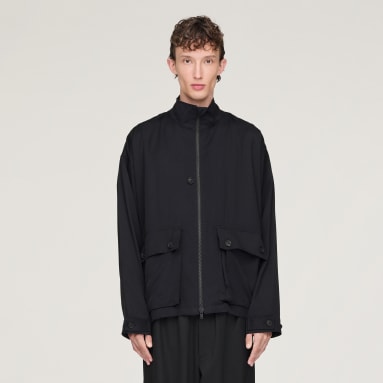 Y-3 Rayon Twill Zip Top