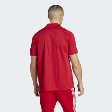 Männer Fußball Tiro 23 League Poloshirt Rot