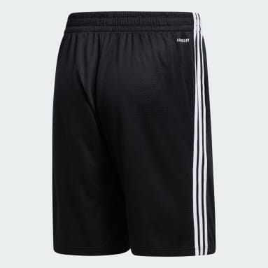 Shorts Tejidos adidas 3 Franjas AEROREADY Negro Hombre Training