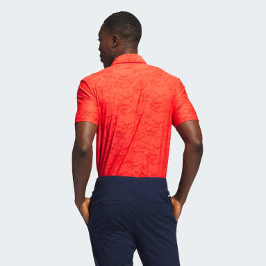 Nam Đánh Gôn Áo Polo Golf Vải Jacquard Sần