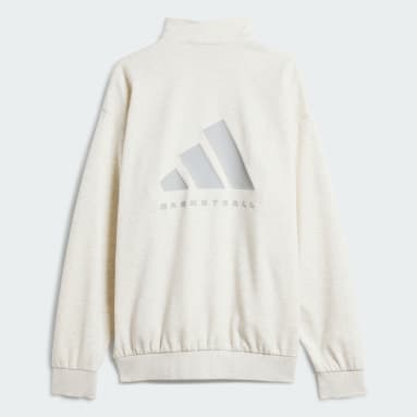 เสื้อวอร์มซิปยาวครึ่งตัว adidas Basketball