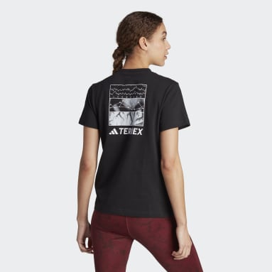 Frauen TERREX TERREX Graphic Altitude T-Shirt Schwarz