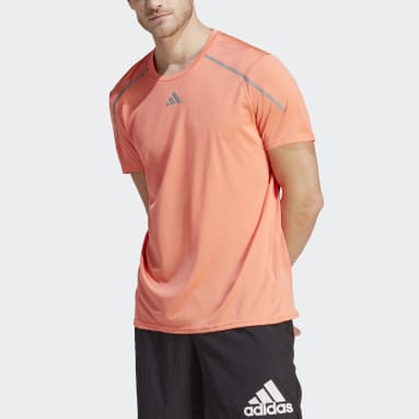 ผู้ชาย วิ่ง สีส้ม เสื้อยืด Confident Engineered