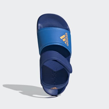 Children Sportswear Blue Adilette Sandals