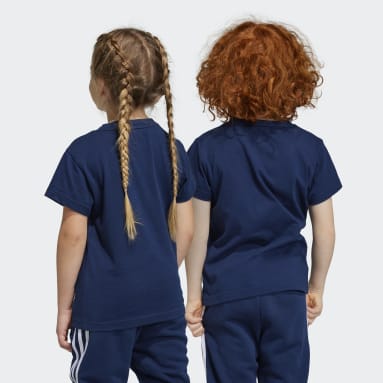 Playera Adicolor Trifolio Azul Niño Originals