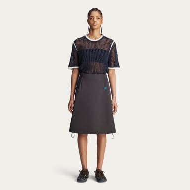 adidas Originals x Wales Bonner Women's Knit Skirt Burgundy