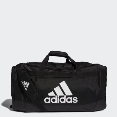 Football Black Defender Duffel Bag Large