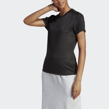 Women Originals Black Logo Tee