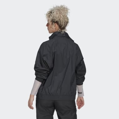 Woven Track Top Szary