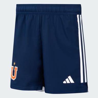 Shorts Uniforme de Visitante Club Universidad de Chile Azul Niño Fútbol