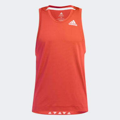 Men Training Red AEROREADY Lyte Ryde Tank Top