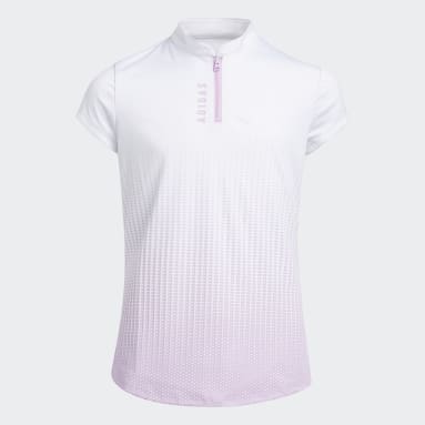Polo da golf HEAT.RDY Mock Bianco Ragazza Golf
