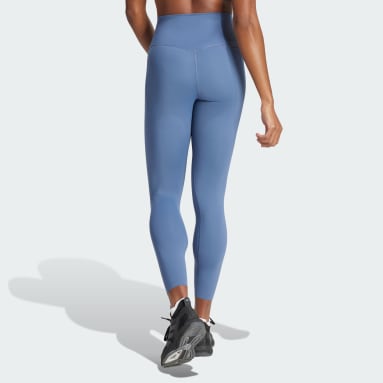 Women's Training Blue Optime Luxe 7/8 Leggings