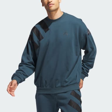 adidas Long Sleeve Cozy Furry Pullover Hoodie - Turquoise