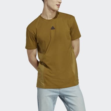 Men Sportswear Brown City Escape Tee