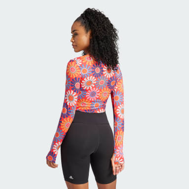 Polera Manga Larga adidas x FARM Rio Rojo Mujer Training