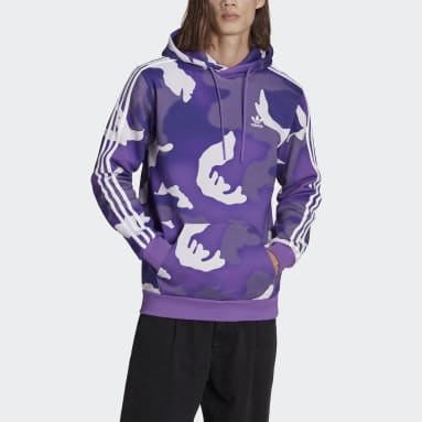 Adidas pullover lila schwarz weiß clearance