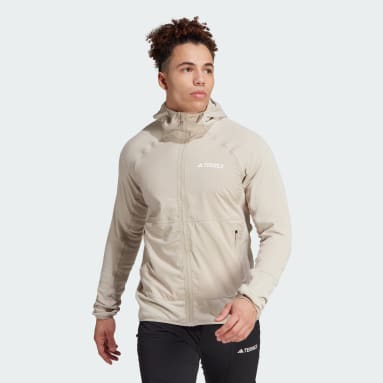 CASACO REVERSÍVEL COM CAPUZ EM FLEECE TECHROCK TERREX Bege Homem TERREX