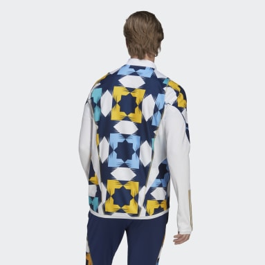 Polera de Entrenamiento Argelia Blanco Hombre Fútbol
