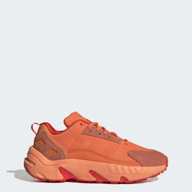 mens orange adidas trainers